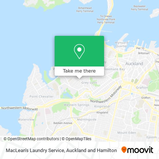 MacLean's Laundry Service map