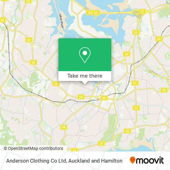 Anderson Clothing Co Ltd map