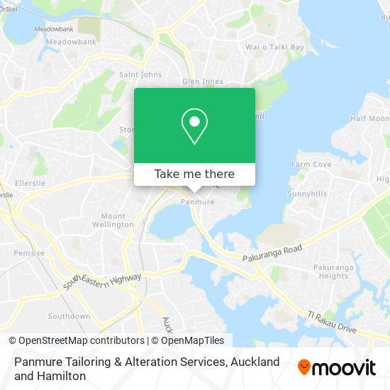 Panmure Tailoring & Alteration Services地图