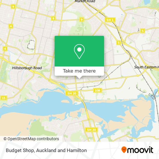 Budget Shop map