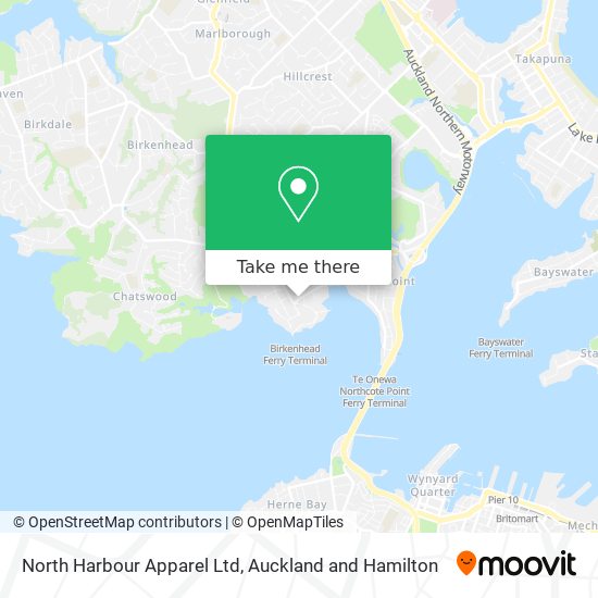 North Harbour Apparel Ltd map