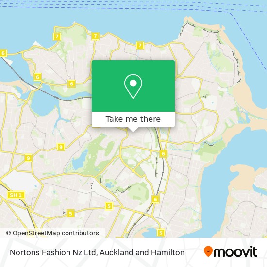 Nortons Fashion Nz Ltd地图