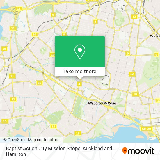 Baptist Action City Mission Shops地图