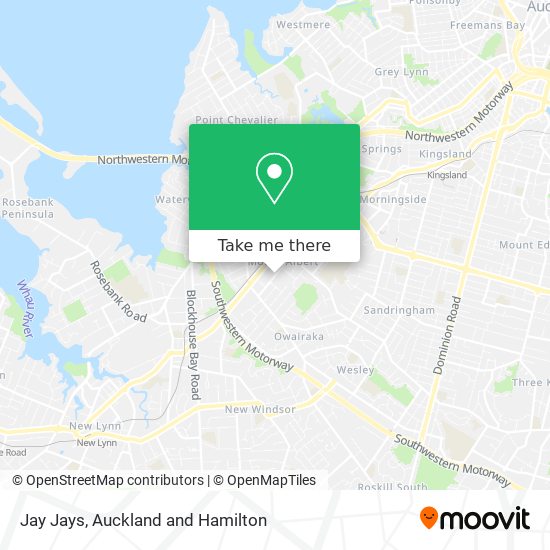 Jay Jays map