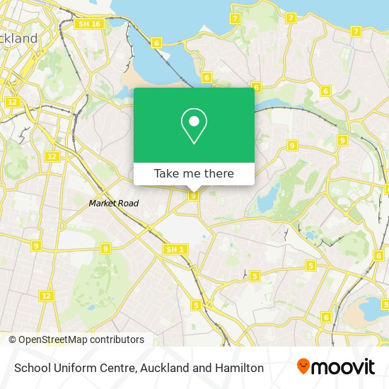 School Uniform Centre map