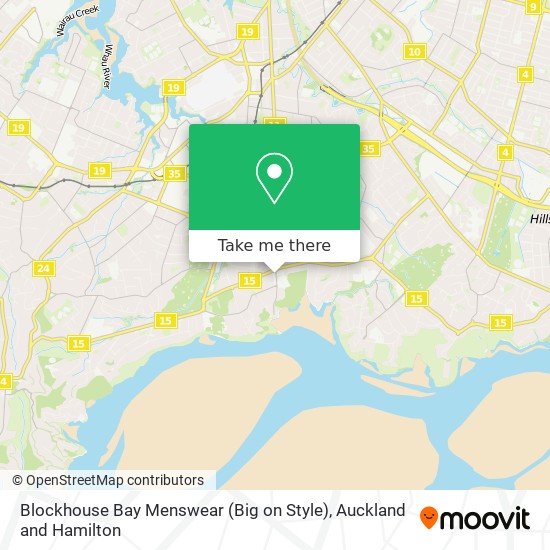 Blockhouse Bay Menswear (Big on Style) map