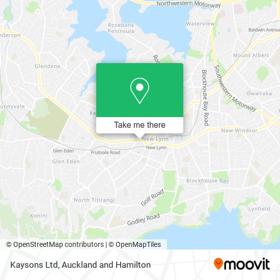 Kaysons Ltd map