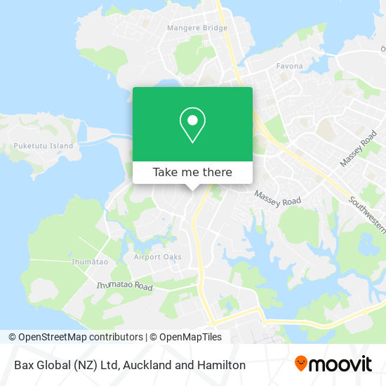 Bax Global (NZ) Ltd map