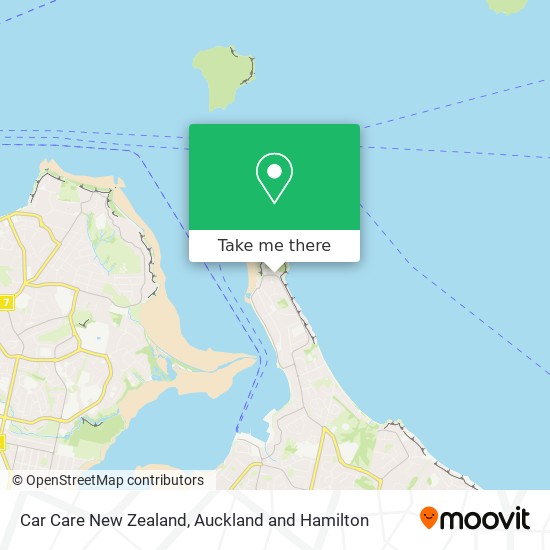 Car Care New Zealand map