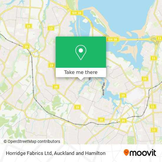 Horridge Fabrics Ltd map