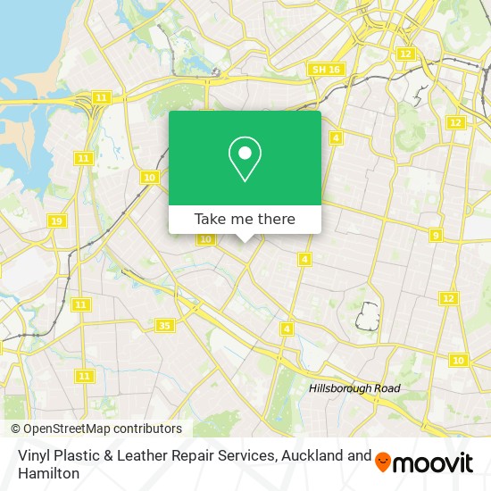 Vinyl Plastic & Leather Repair Services map