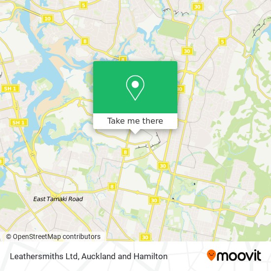 Leathersmiths Ltd map