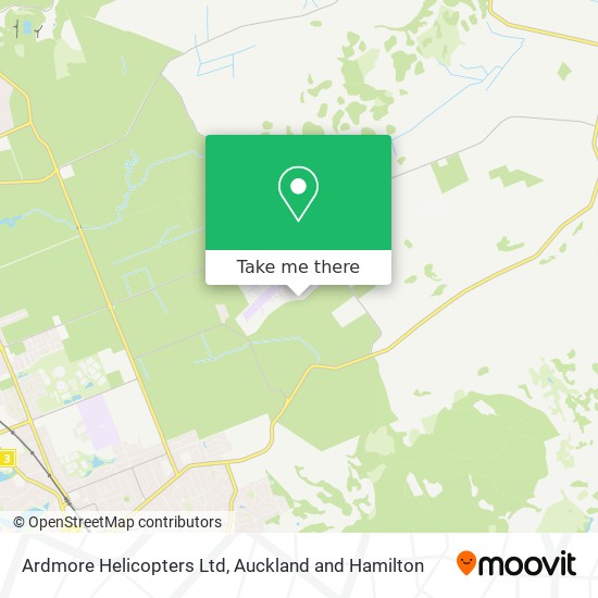 Ardmore Helicopters Ltd map
