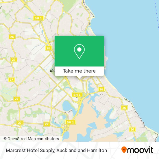 Marcrest Hotel Supply map