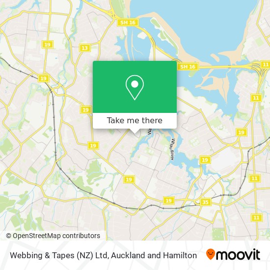 Webbing & Tapes (NZ) Ltd地图