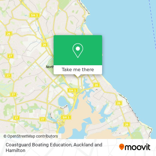 Coastguard Boating Education map