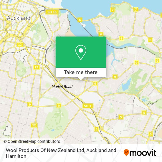 Wool Products Of New Zealand Ltd map