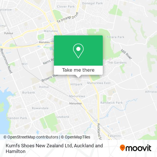 Kumfs Shoes New Zealand Ltd地图