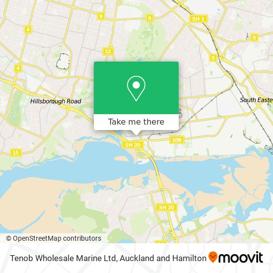 Tenob Wholesale Marine Ltd map