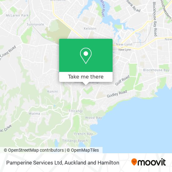 Pamperine Services Ltd map