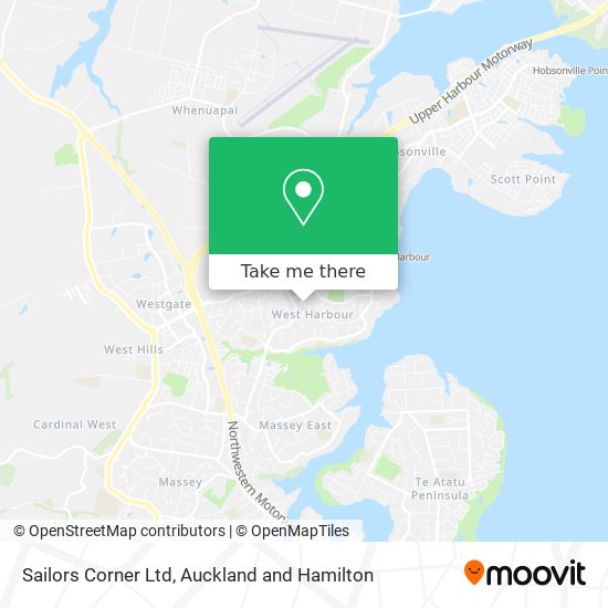 Sailors Corner Ltd map