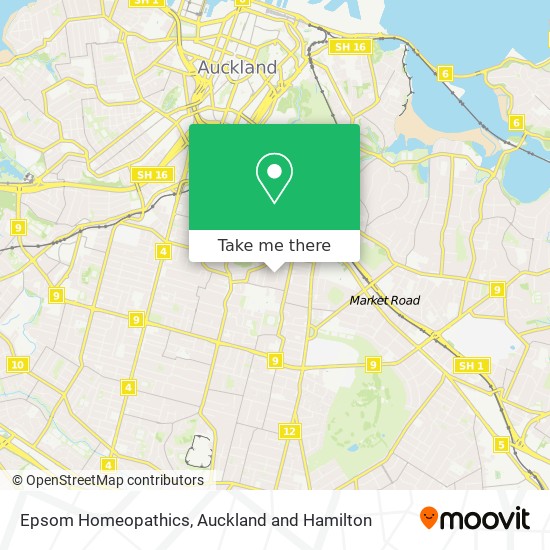 Epsom Homeopathics map