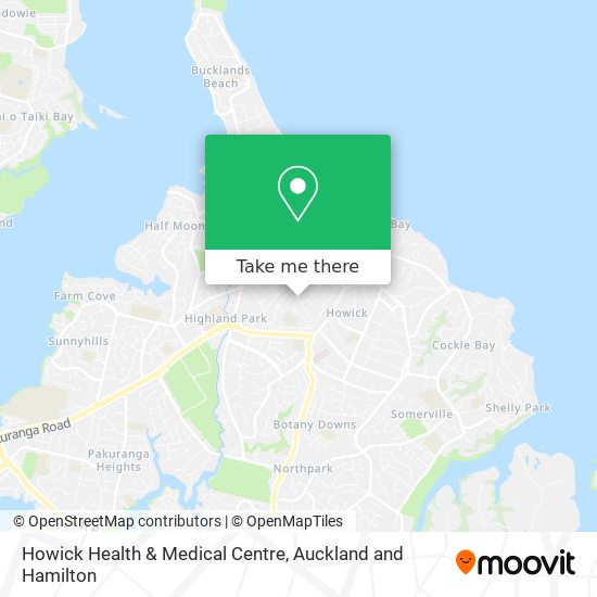Howick Health & Medical Centre map