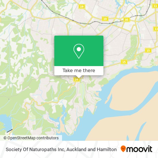 Society Of Naturopaths Inc map