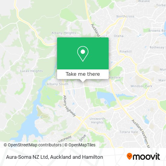 Aura-Soma NZ Ltd map