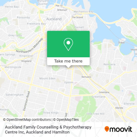 Auckland Family Counselling & Psychotherapy Centre Inc map