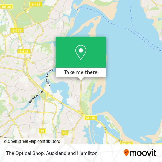 The Optical Shop map