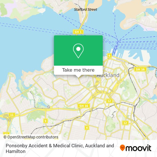 Ponsonby Accident & Medical Clinic map