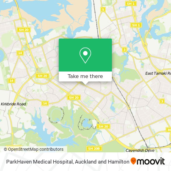 ParkHaven Medical Hospital地图