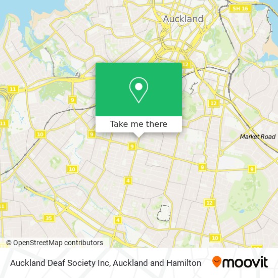 Auckland Deaf Society Inc地图