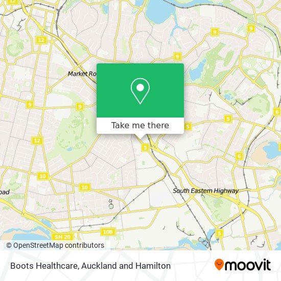 Boots Healthcare map
