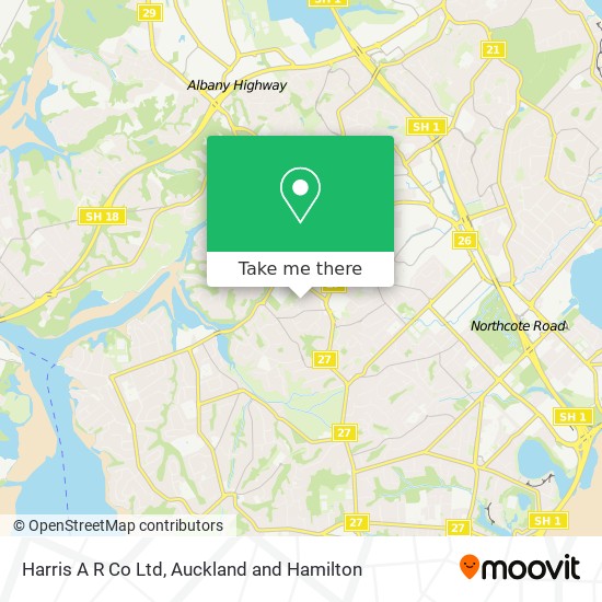 Harris A R Co Ltd map