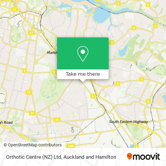 Orthotic Centre (NZ) Ltd map