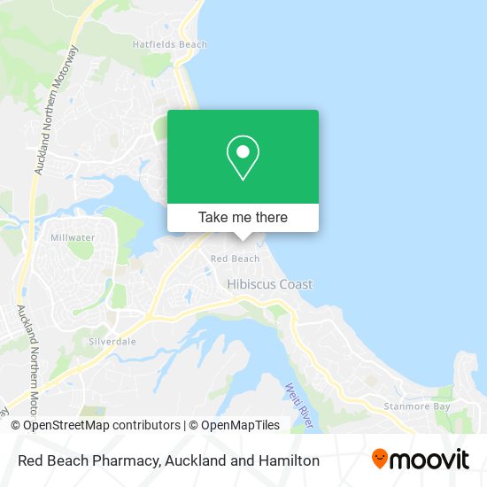 Red Beach Pharmacy map