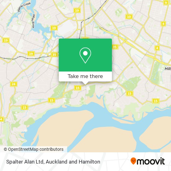 Spalter Alan Ltd map