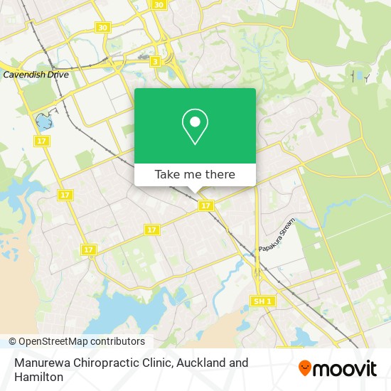 Manurewa Chiropractic Clinic地图