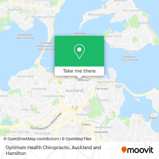 Optimum Health Chiropractic map
