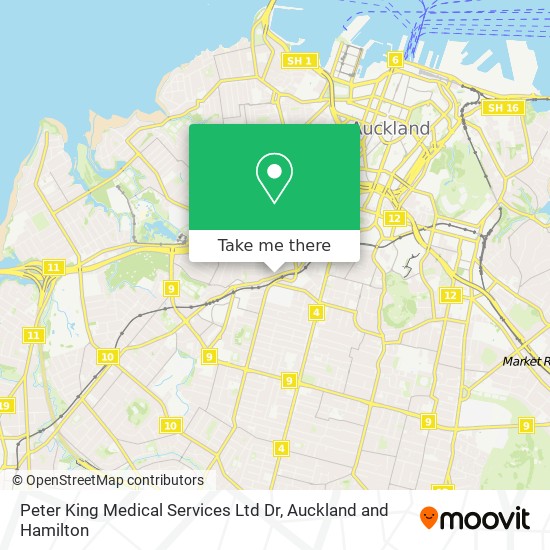 Peter King Medical Services Ltd Dr map