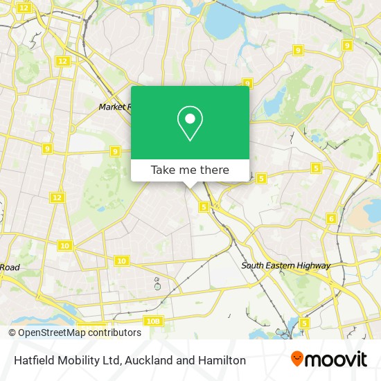 Hatfield Mobility Ltd map
