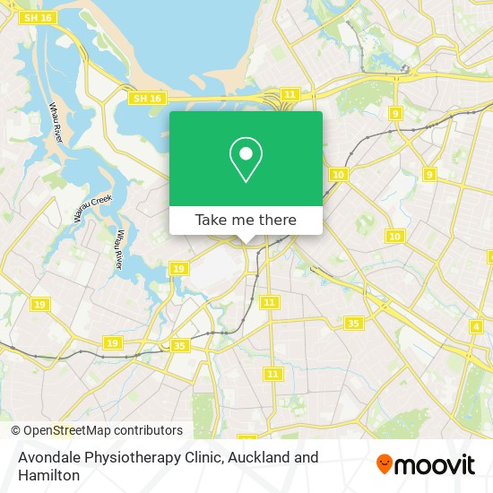 Avondale Physiotherapy Clinic map