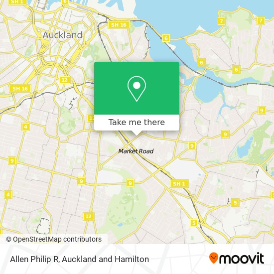 Allen Philip R map