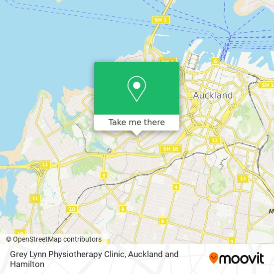 Grey Lynn Physiotherapy Clinic map