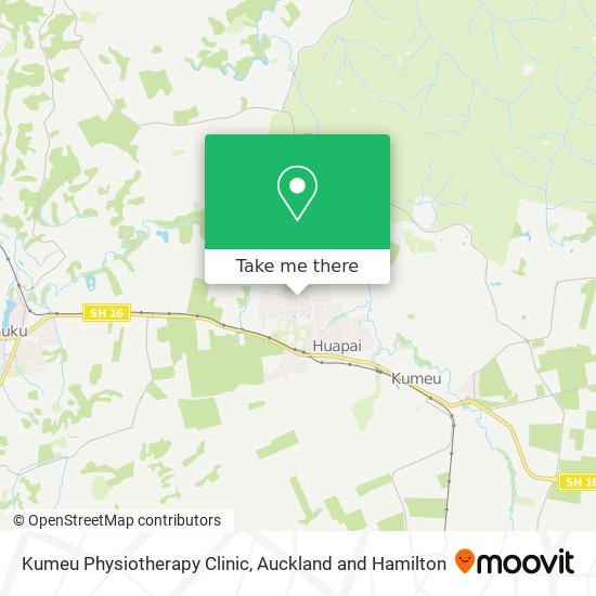 Kumeu Physiotherapy Clinic map