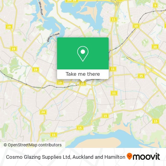 Cosmo Glazing Supplies Ltd map