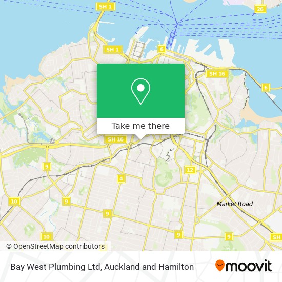 Bay West Plumbing Ltd map