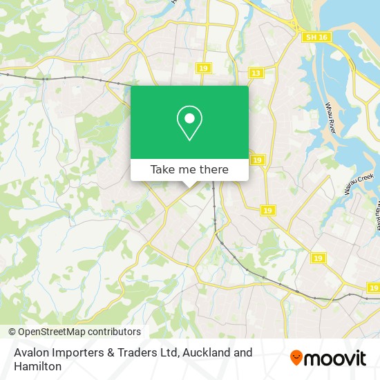 Avalon Importers & Traders Ltd map